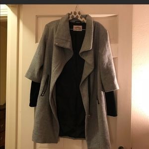 Gray coat